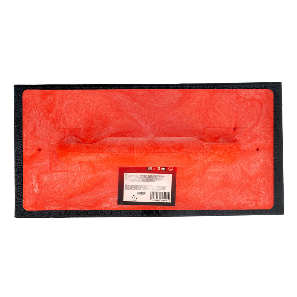 Терка пластмассовая, 280 х 140 мм, резиновое покрытие Matrix (86801)