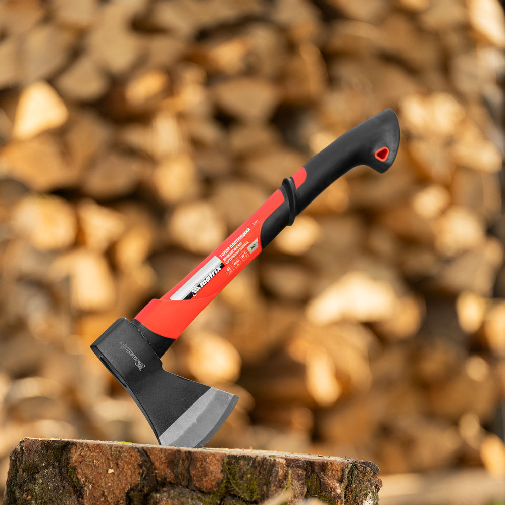 Топор, 800 г, эргономичная фибергласовая рукоятка, 450 мм Matrix