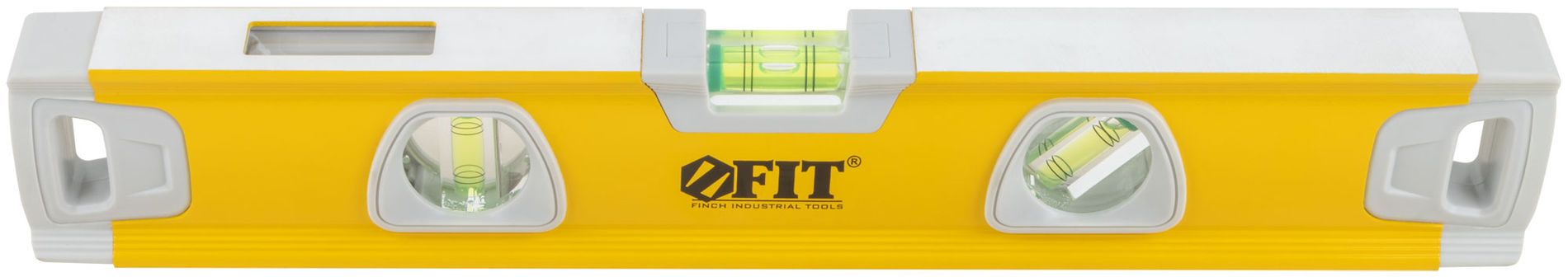 Уровень Эталон, 0,5 мм/м, 3 глазка, зеркало, усил. корпус, фрезер. раб. грани, магниты, Профи 400 мм (18271)