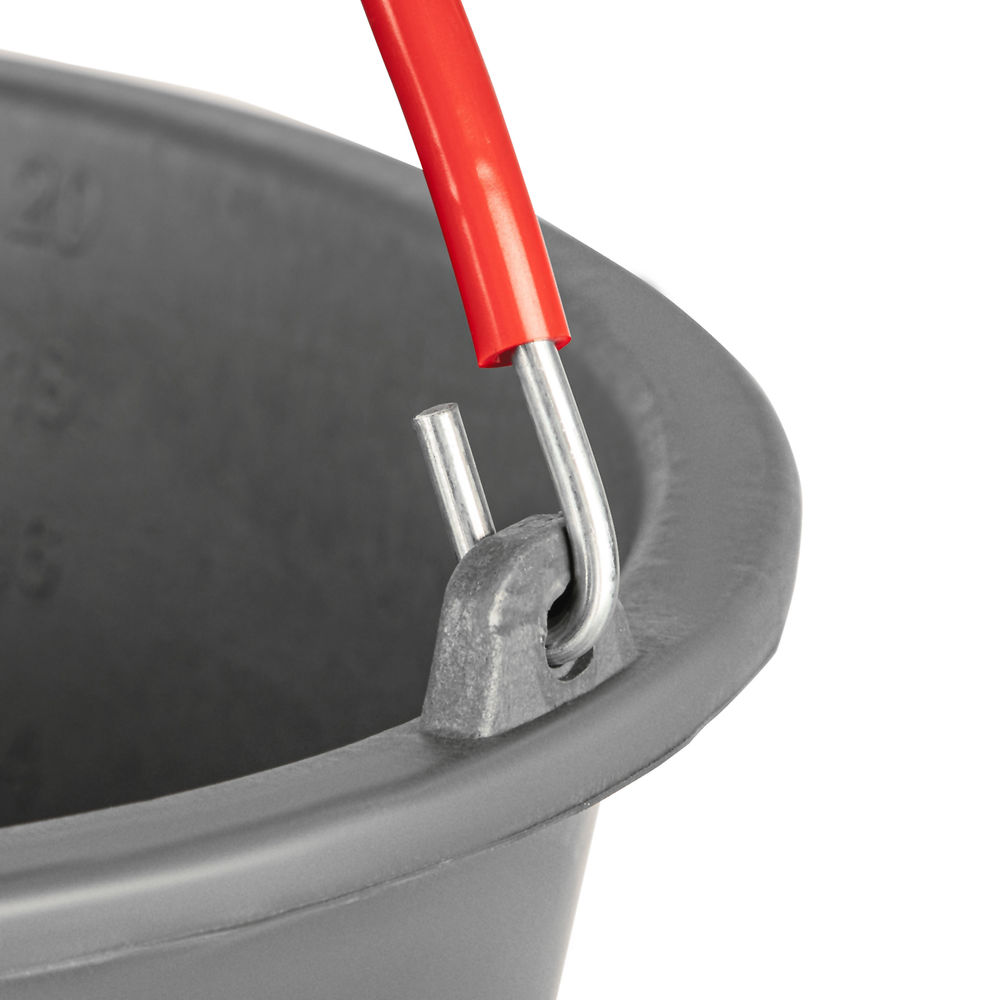 Ведро строительное пластмассовое 20 л, ударопрочное, обрезиненная ручка Matrix (81464)