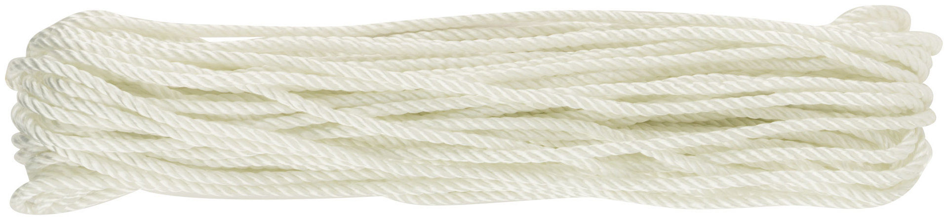 Веревка крученая капроновая 4 мм х 20 м, р/н= 180 кгс (68374)