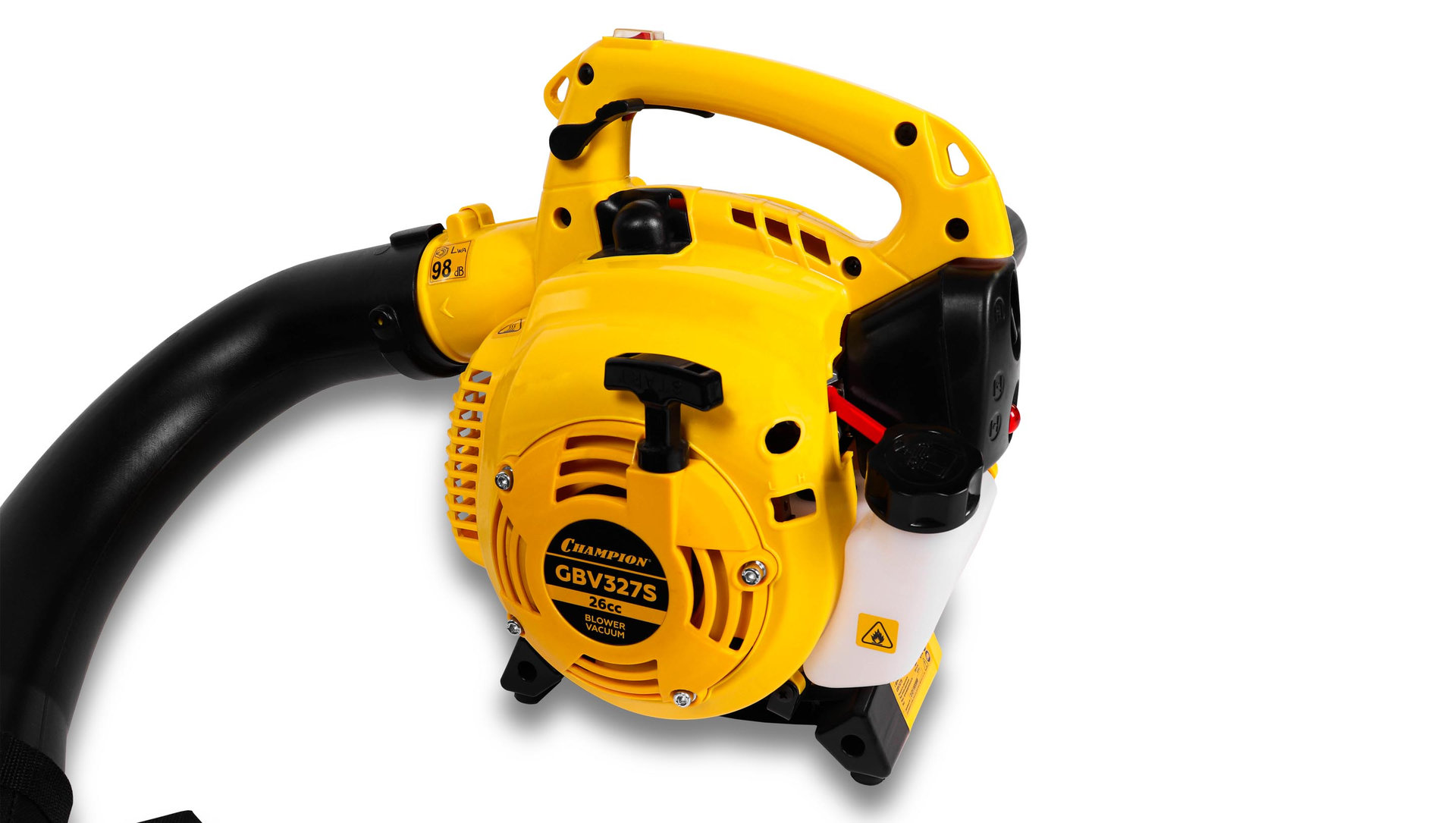 Воздуходувка-измельчитель 0,7кВт 26см? 3,9/5,75кг 720м?/ч 50л CHAMPION GBV327S