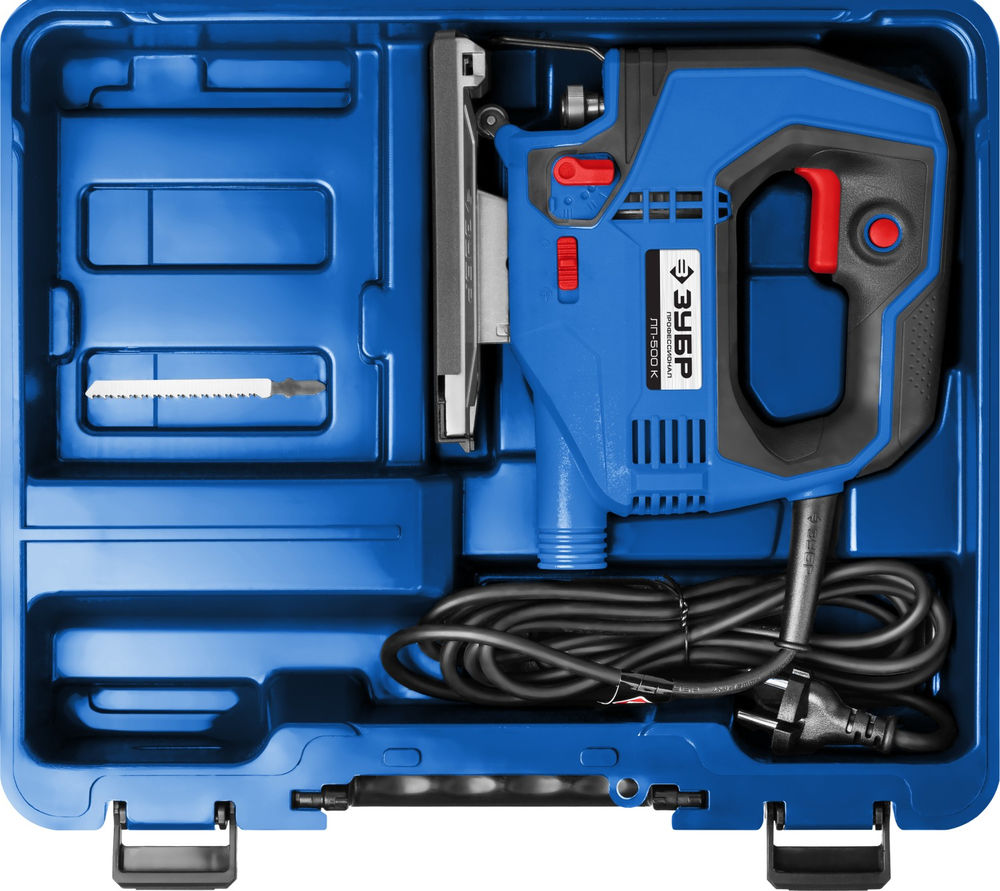 Лобзик электрический 500 Вт 65 мм кейс Профессионал ЗУБР ЛП-500 К