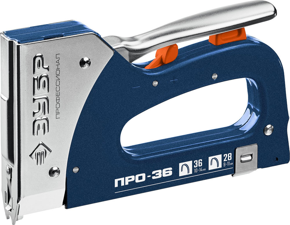 Степлер рессорный кабельный Про-36 скобы тип 36/28 ЗУБР 31580