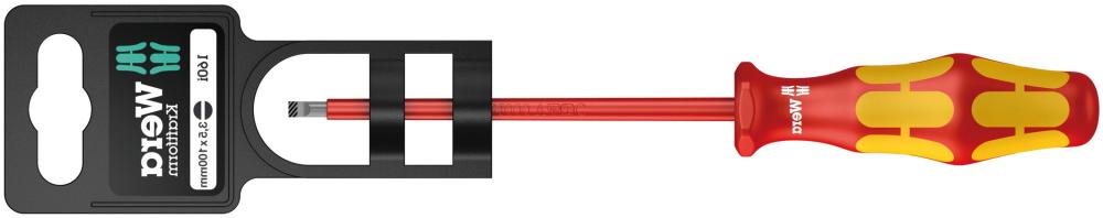 Отвёртка диэлектрическая шлицевая 1 x 5.5 x 125 мм SL VDE SB серия 160 i Wera WE-100004