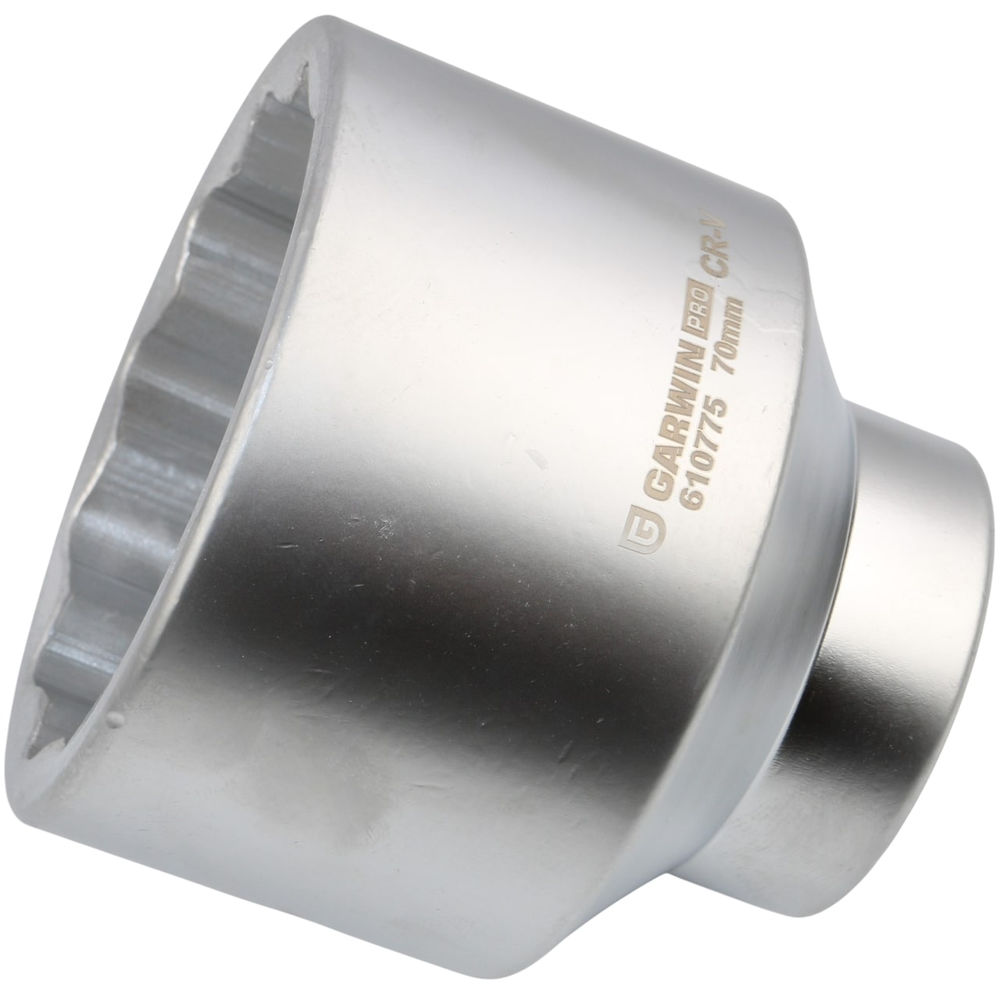 Головка, 1, 70 мм, торцевая, 12-гранная, GARWIN PRO, 610775-70