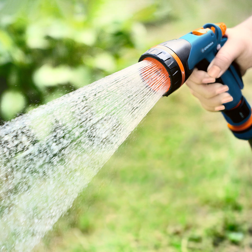 Набор поливочный B-834, пистолет поливочный B-8, коннектор 3/4, конектор 3/4 с автостопом, адаптер с внутр. резьбой 1/2х3/4, PROLine GRINDA 429113