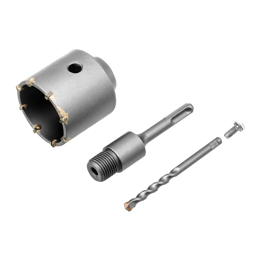 Коронка по бетону в сборе, М22 х 65 мм, SDS Plus Сибртех (703297)