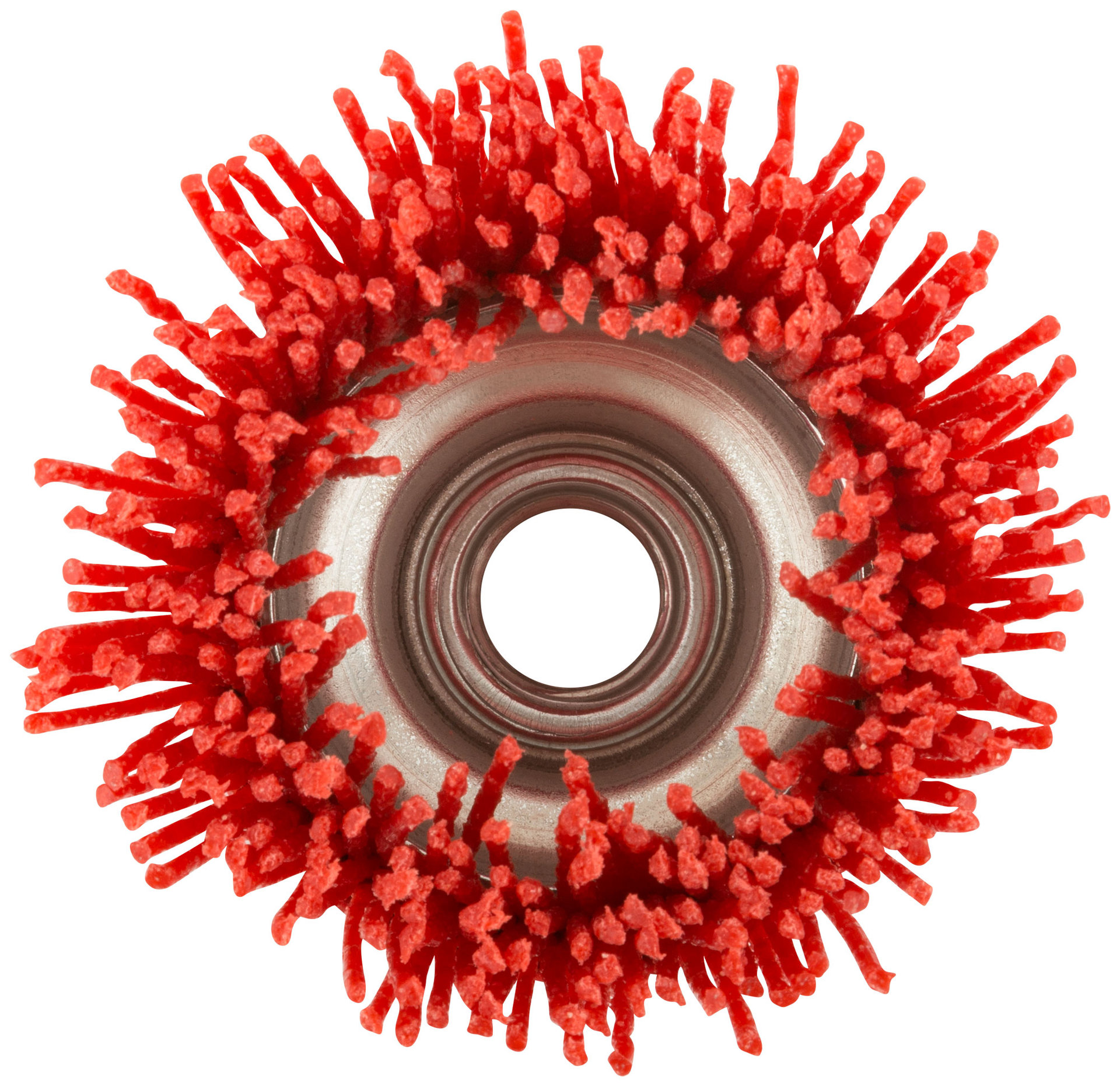 Корщетка-чашка нейлоновая, гайка М14, Профи 65 мм (38796)