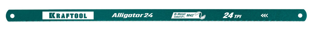 Полотно по металлу 300 мм 24 TPI биметаллическое гибкое Alligator-24 KRAFTOOL 15942-24-S10