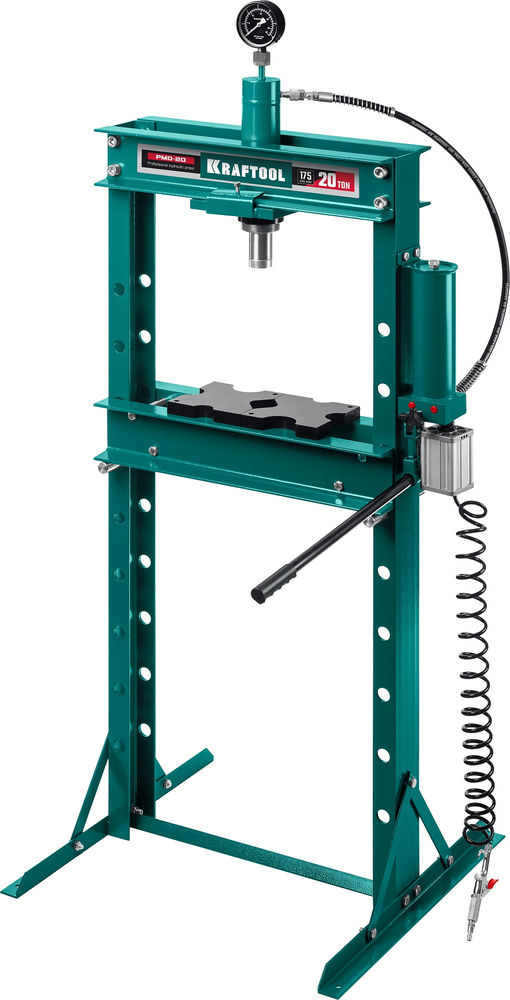 Гидравлический пресс с гидронасосом и пневмоприводом PMD-20, 20 т KRAFTOOL 43473-20
