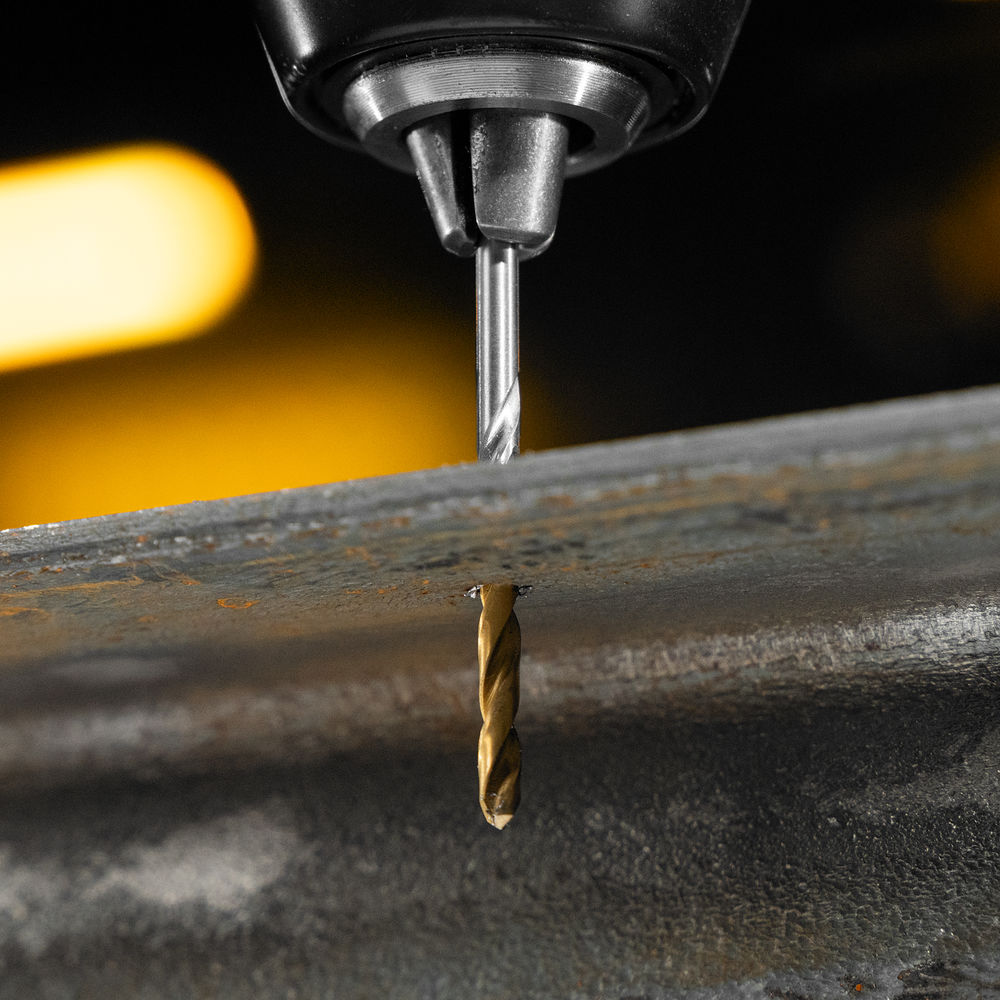 Набор сверл по металлу, 2-8мм, Р6М5-TiN, Golden Tip, 6 шт Denzel (723000)