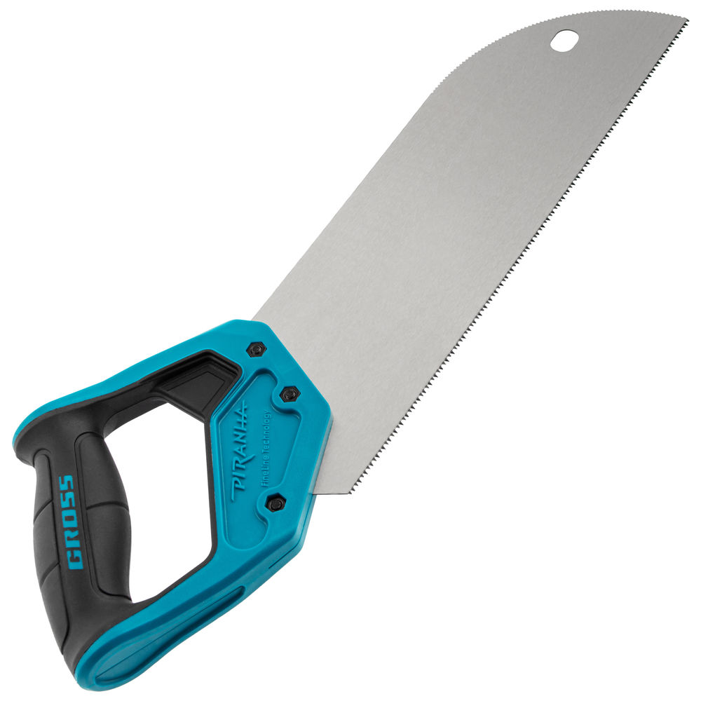 Пила для фанеры с запилом Piranha, 300 мм/12, 11-12 TPI, каленый зуб 3D, двухкомпонентная рукоятка Gross