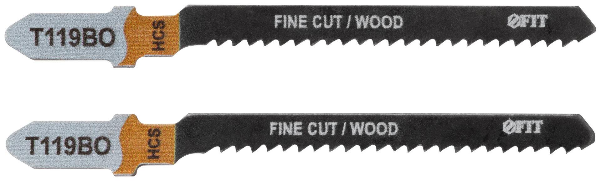 Полотна по дереву, HCS, фрезерованные, волнистые зубья, 75/50/2 мм (Т119ВО), 2 шт. (40885)