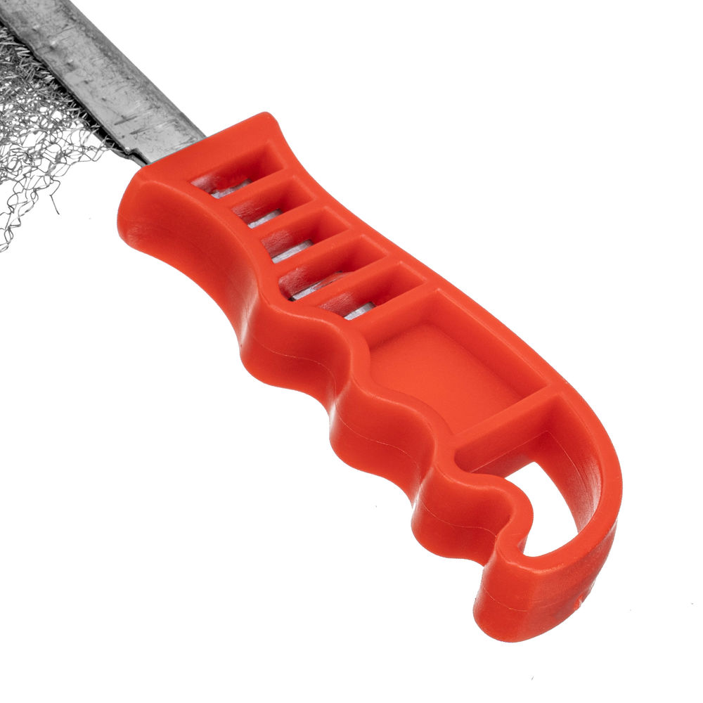 Щетка металлическая фосфатированная, пластиковая ручка Matrix (748325)