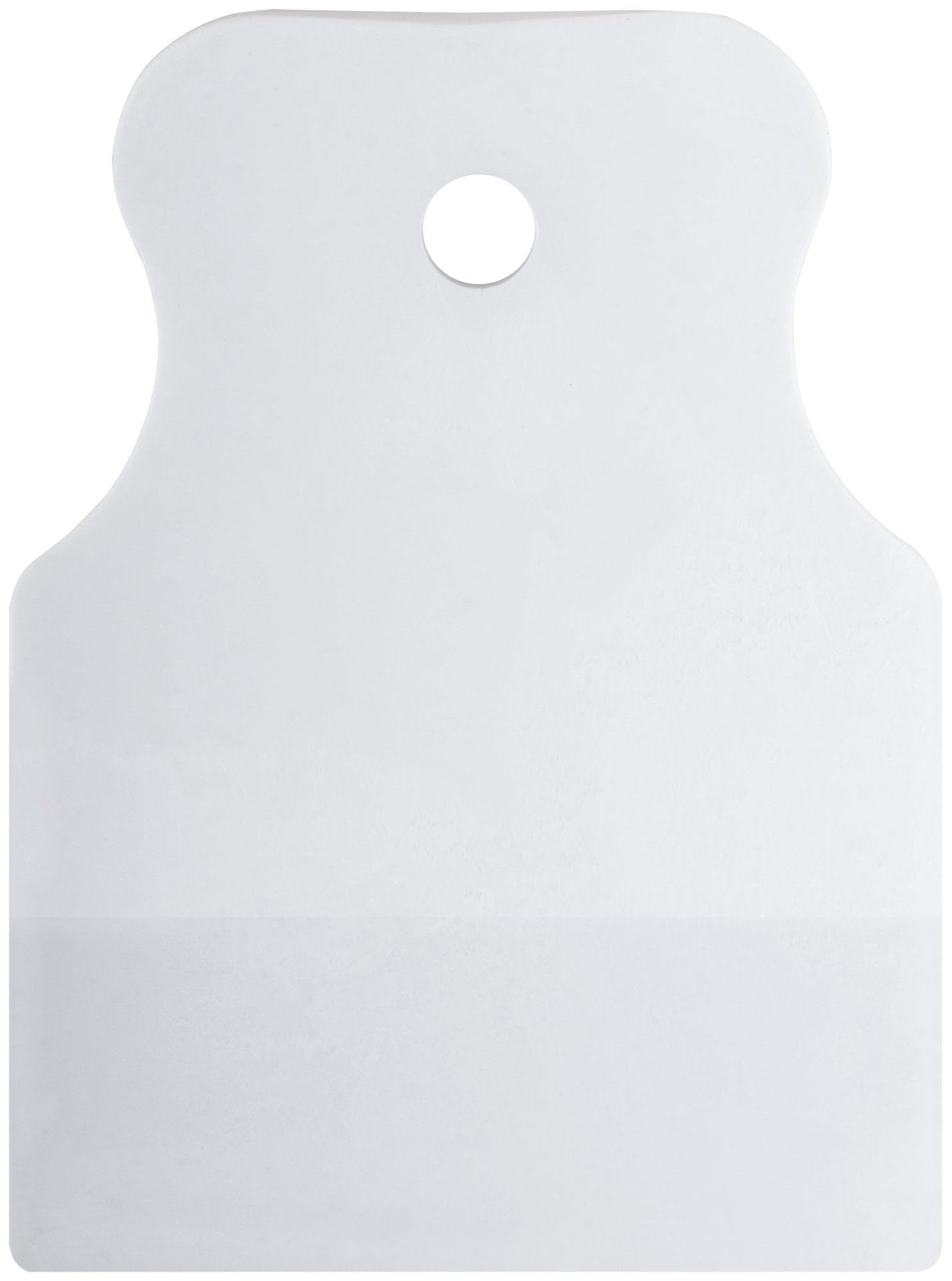 Шпатель резиновый белый 60 мм (06862)