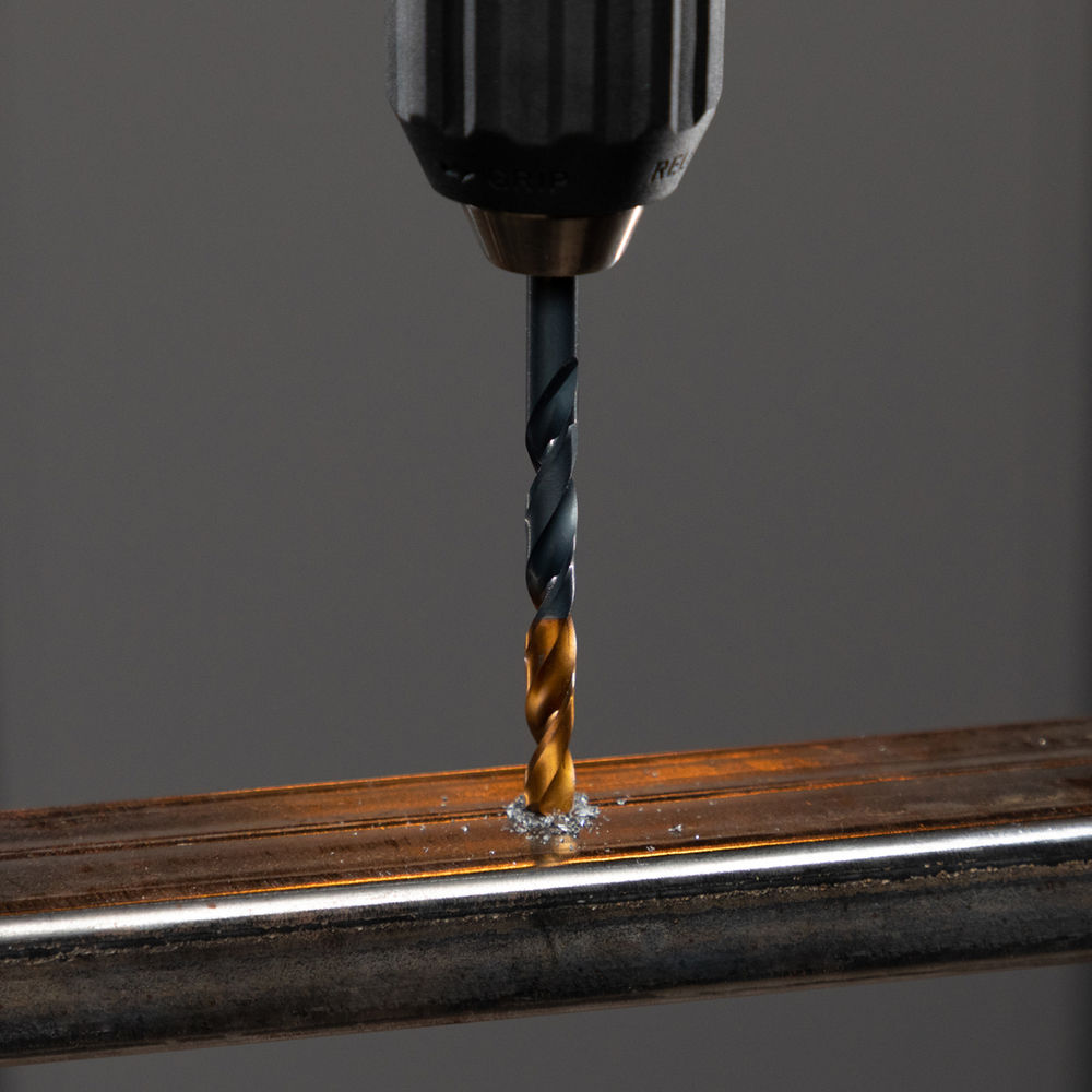 Сверло по металлу, 6,5 мм, HSS-Tin, Golden Tip, 10 шт. Denzel (717216)