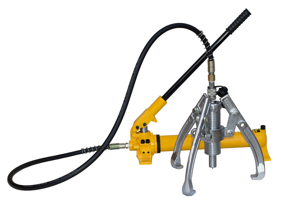 Съёмник гидравлический со встроенным насосом 10 т СГ-10У серия 811505 ТЕХРИМ 811505-10