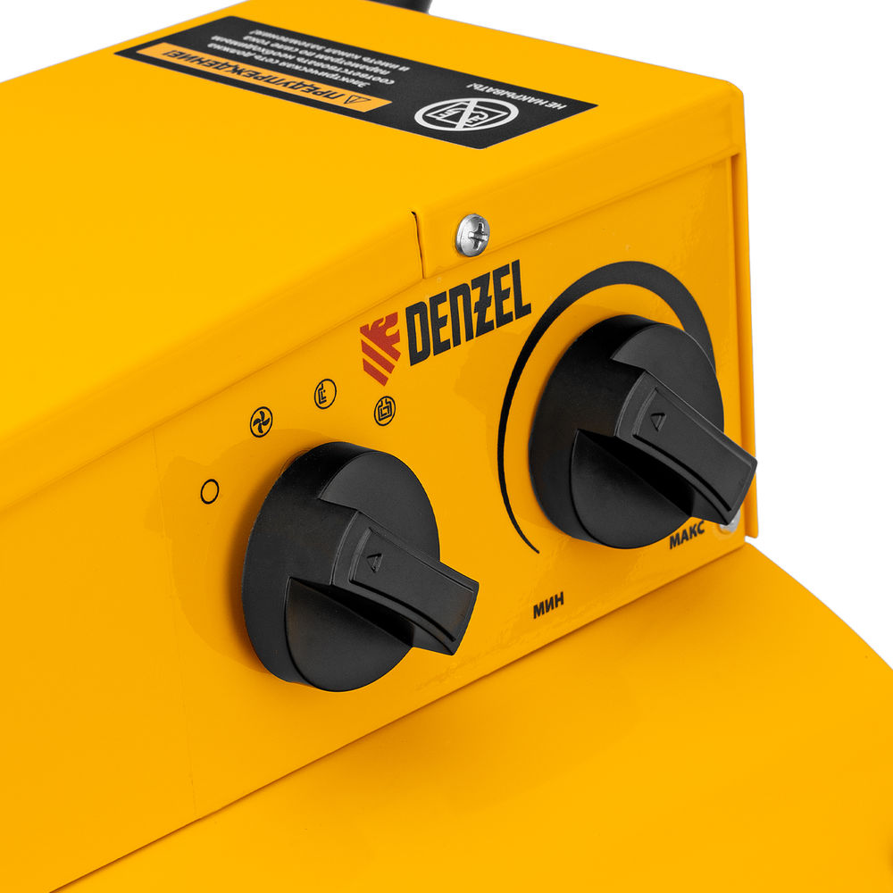 Тепловая пушка SFH-15000, 400 В, 1600 м3/ч, вентилятор 3 режима, 9000/15000 Вт Denzel (96443)