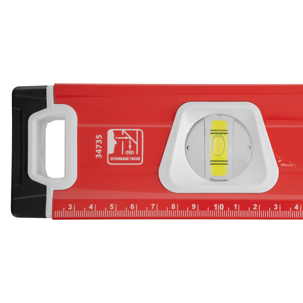 Уровень алюминиевый, магнит, фрезерованный, 3 глазка (1 зеркальный) двухкомпонентные рукоятки, 1500 мм Matrix (34735)