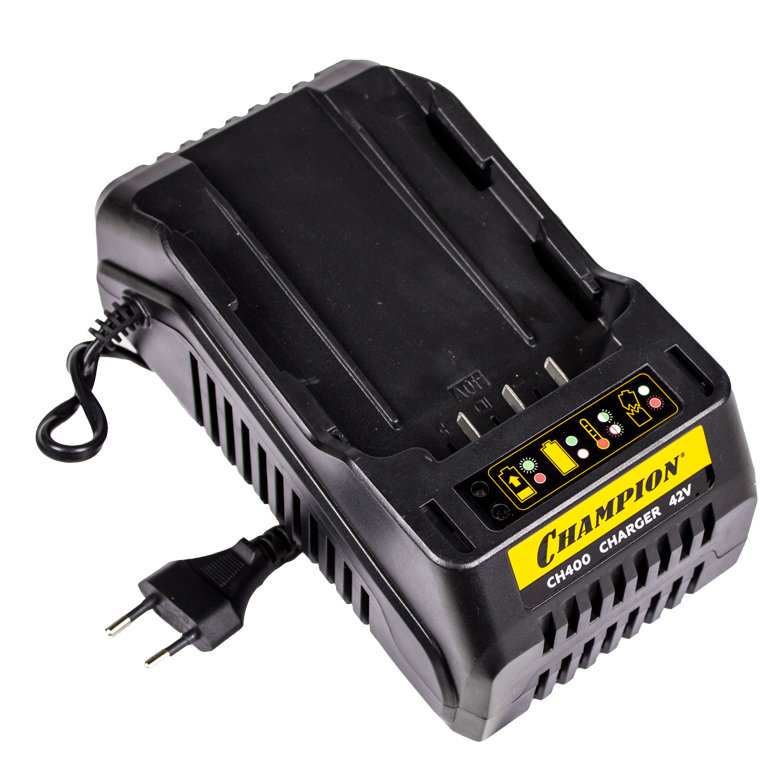 Устройство зарядное для аккумуляторов CHAMPION CH400 (36В 2А Li-ion0,6кг время зарядки85/130мин80Вт) (CH400)