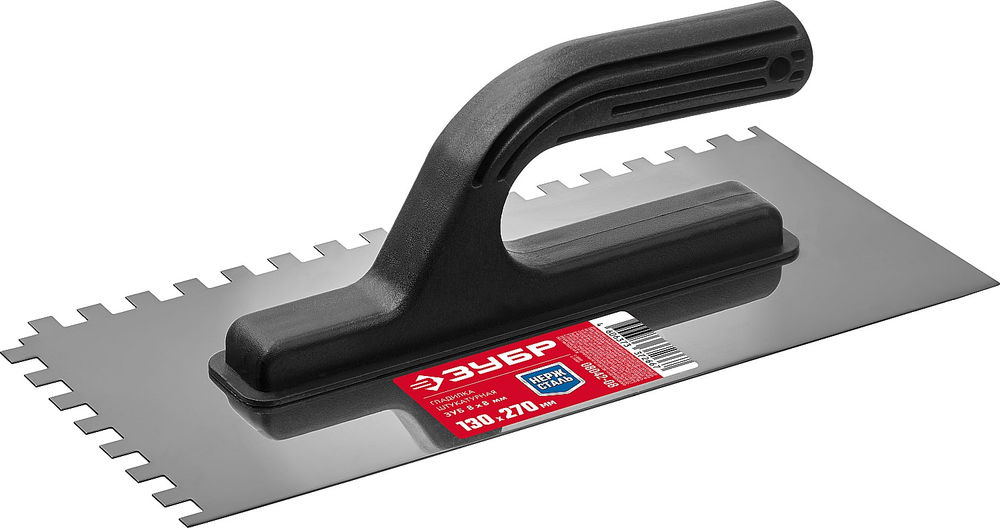 Гладилка штукатурная 130?270 мм зуб 10?10 мм ЗУБР 08042-10