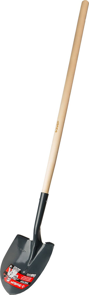 Штыковая лопата 474 х 215 х 1500 мм полотно 1.6 мм закалено дерев. черенок высш. сорт тип ЛСГ ЗУБР Мастер 39575