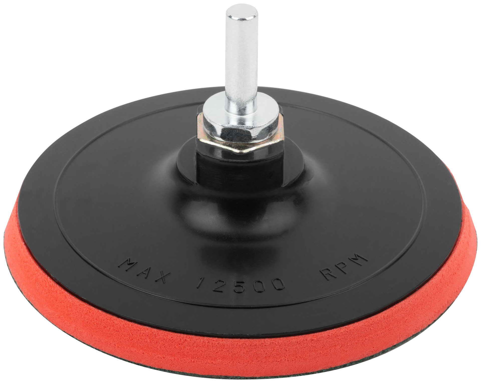 Диск полировальный тканевый, гайка М14 + переходник для дрели, 125х10 мм (39613)