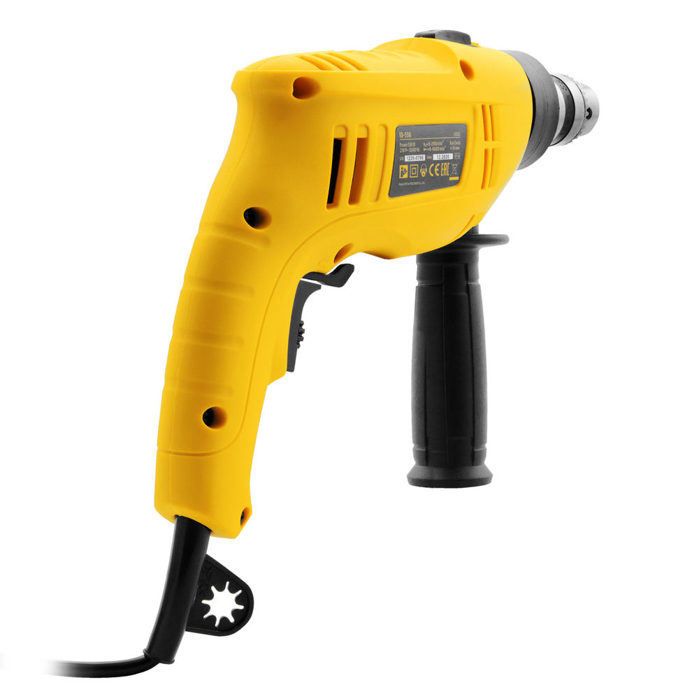 Дрель ударная ID-550, 550 Вт, 0-2900 об/мин, 46400 уд/мин Denzel (26302)