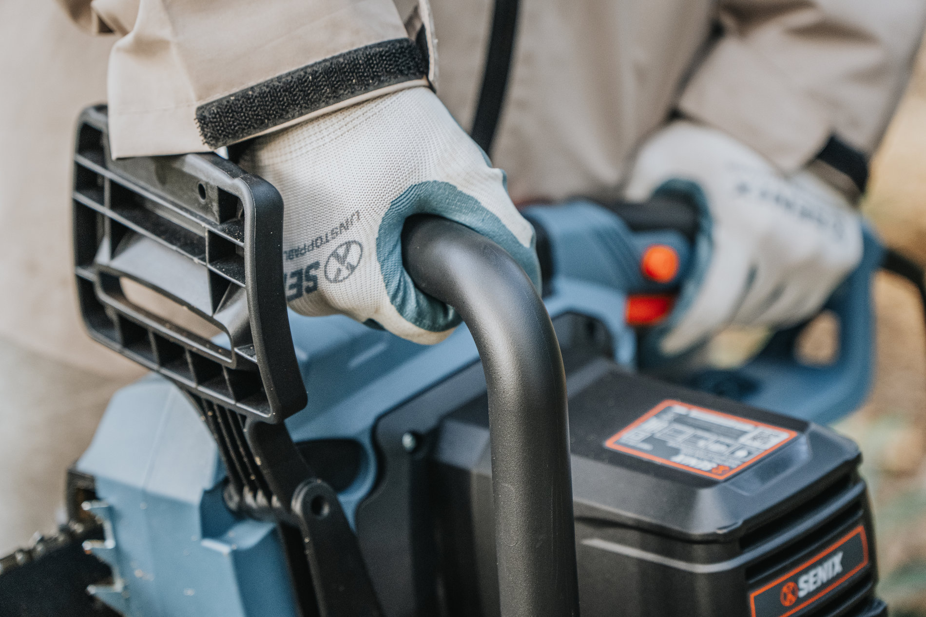 Электрическая цепная поперечное исполнение пила 2200Вт, 40 (16)