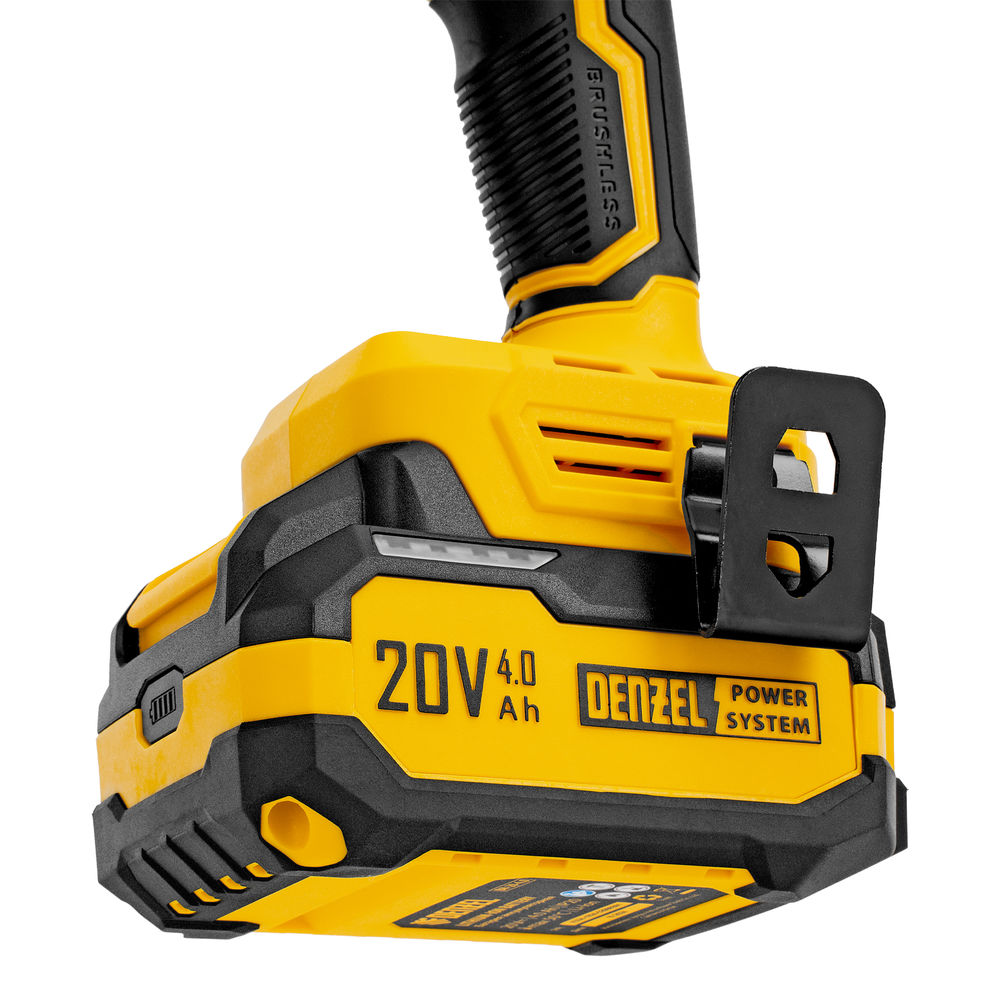 Гайковерт ударный аккумуляторный бесщет. CIWH-BL-20-350, Li-Ion, 20 В// Denzel (26520)