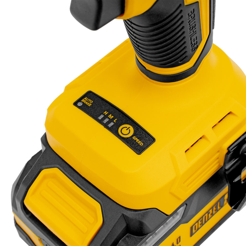 Гайковерт ударный аккумуляторный бесщет. CIWH-BL-20-500, Li-Ion, 20 В// Denzel (26524)