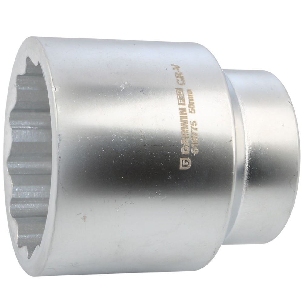 Головка, 1, 50 мм, торцевая, 12-гранная, GARWIN PRO, 610775-50