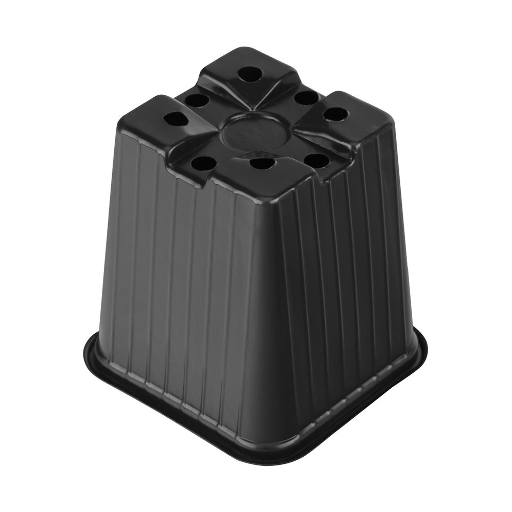 Горшочек для рассады, 90 х 90 х 95 мм, полистирол, 10 шт, (64341)