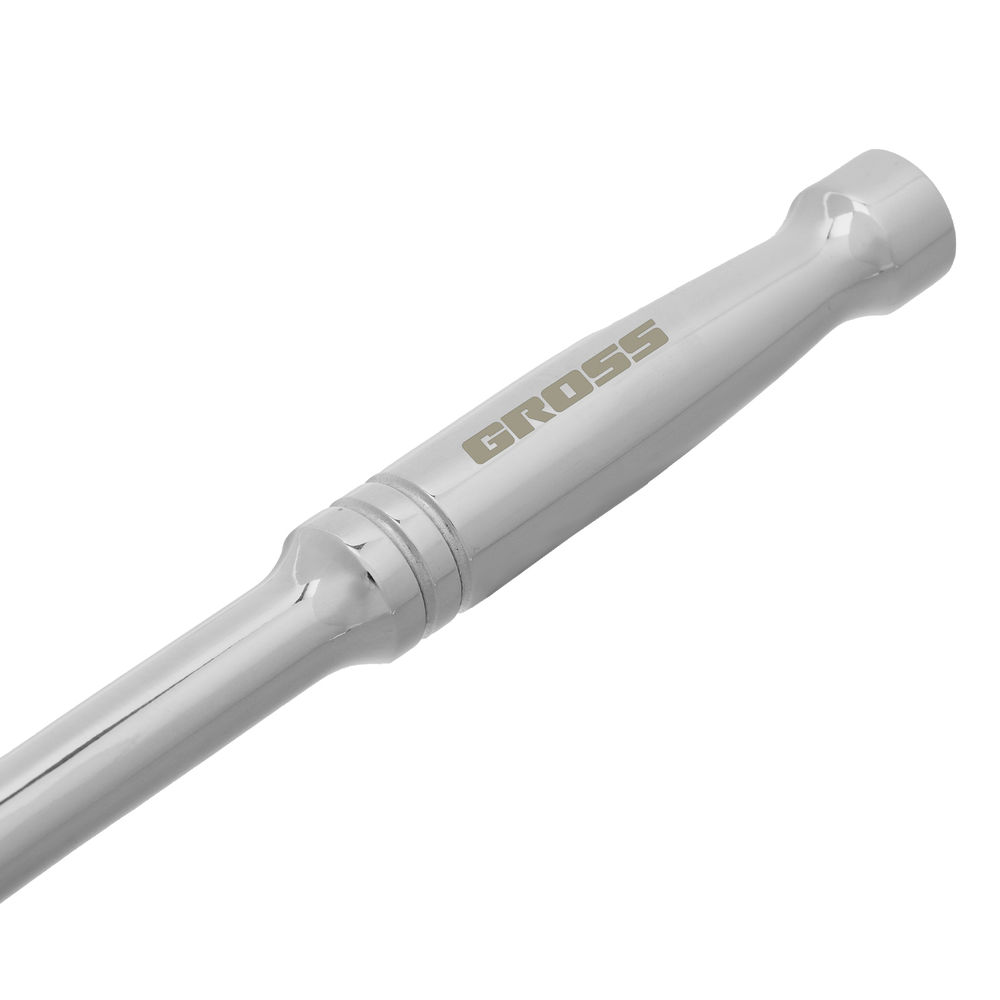 Ключ-трещотка 1/2, CrV, 120 зубьев, цельнометаллический, хром Gross