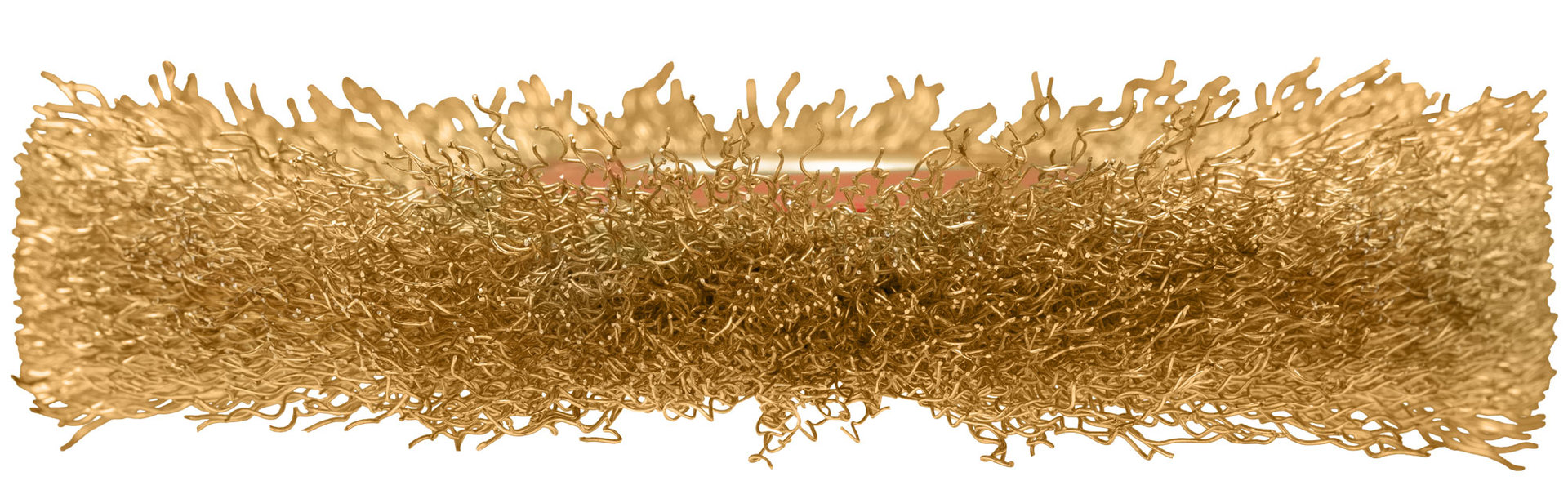 Корщетка-колесо, стальная латунированная волнистая проволока 125 мм (39012)