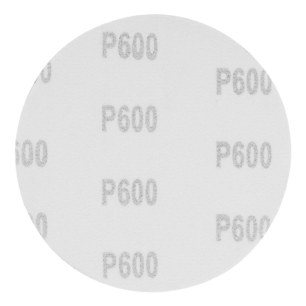 Круг абразивный на ворсовой подложке под липучку, P 600, 125 мм, 10 шт Matrix (73876)