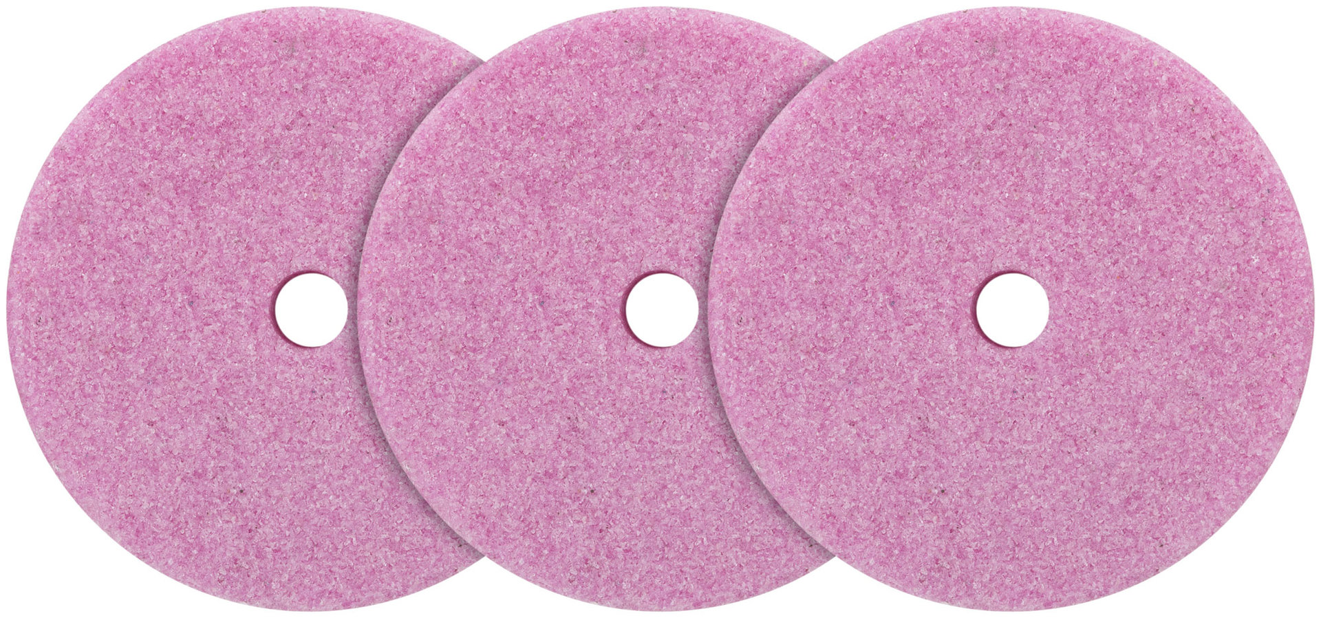Круги алюминий-оксидные шлифовальные, набор 3 шт. (36912)