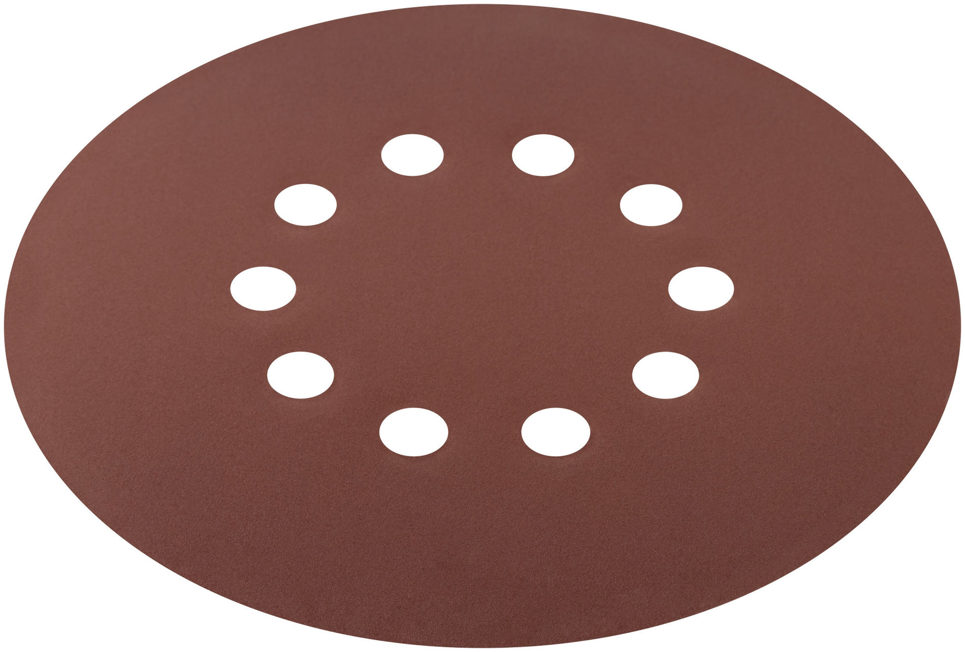 Круги шлифовальные с отверстиями (липучка), алюминий-оксидные, 225 мм, 5 шт. Р 180 (39898)