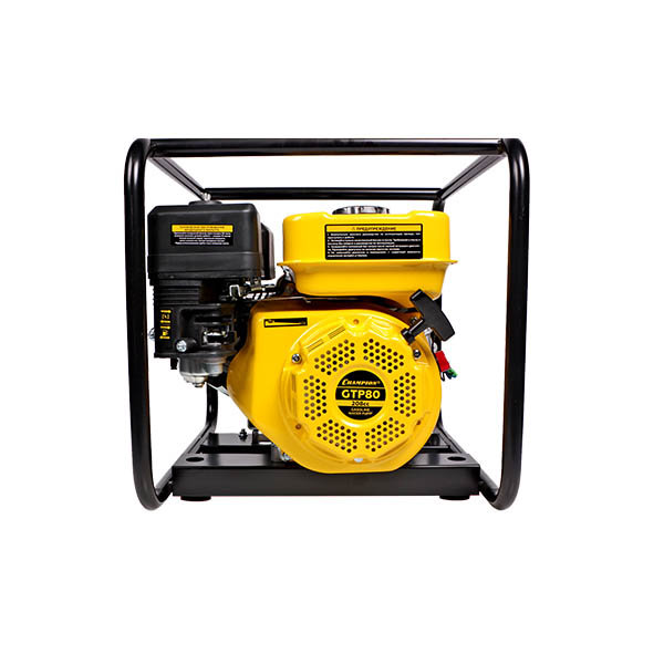 Мотопомпа CHAMPION GTP80 (PRO, 3 грязная вода 1300л/мин 8/26м 7лс 3,6л 34,3кг) (GTP80)