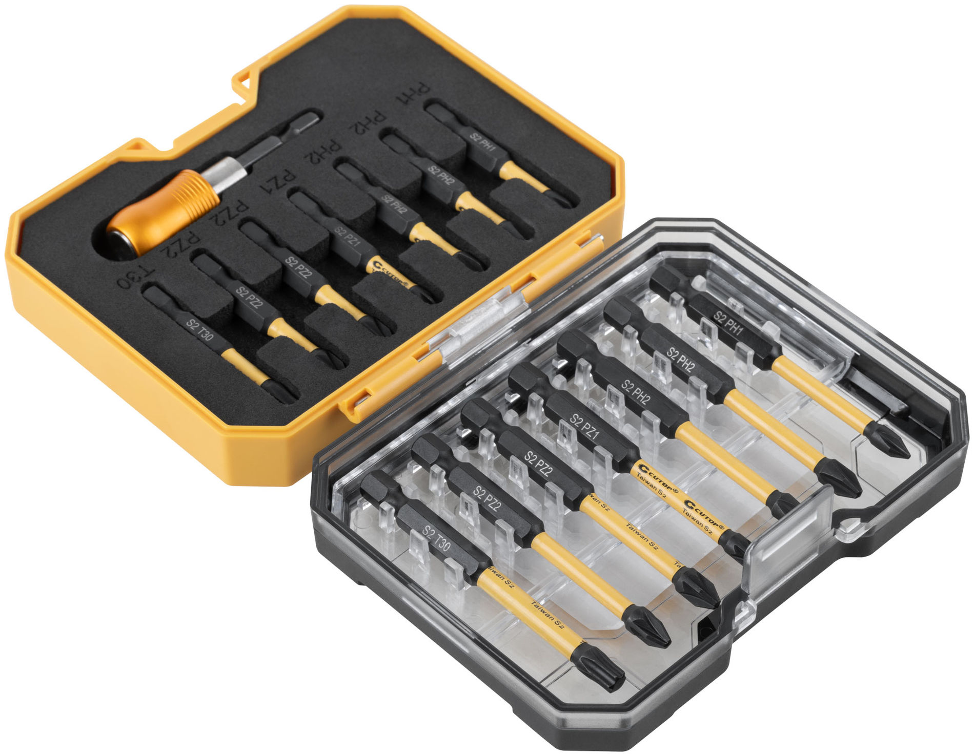 Набор торсионных бит Ударник 50/75, Cutop profi plus, 15 предметов (83-992)