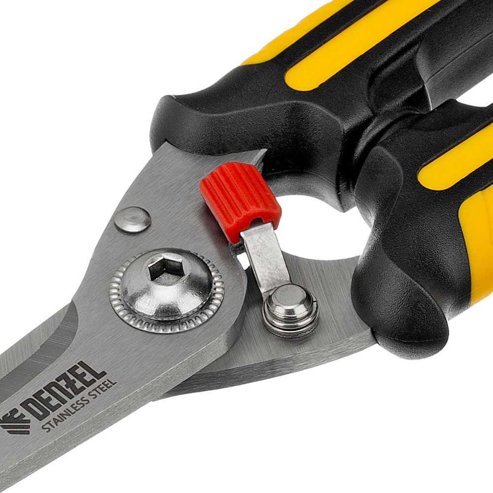 Ножницы универсальные, 200 мм, нержавеющая сталь Denzel (78319)