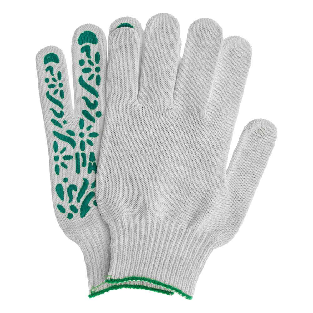 Перчатки садовые х/б, ПВХ покрытие, Летний сад, 10 класс Palisad (67771)