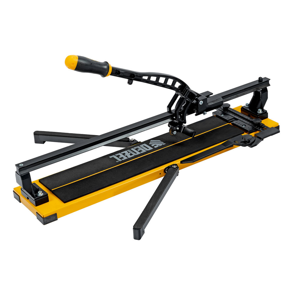 Плиткорез рельсовый 600х16мм, каретка на подш., стальная станина, усил. рукоятка-пенал Denzel (877014)