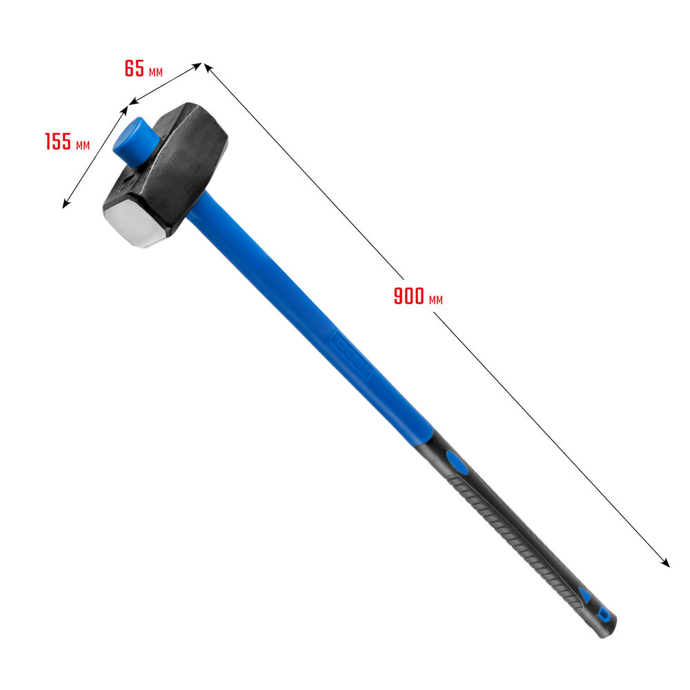 Кувалда с удлинённой фиберглассовой рукояткой 5 кг СИБИН 20134-5