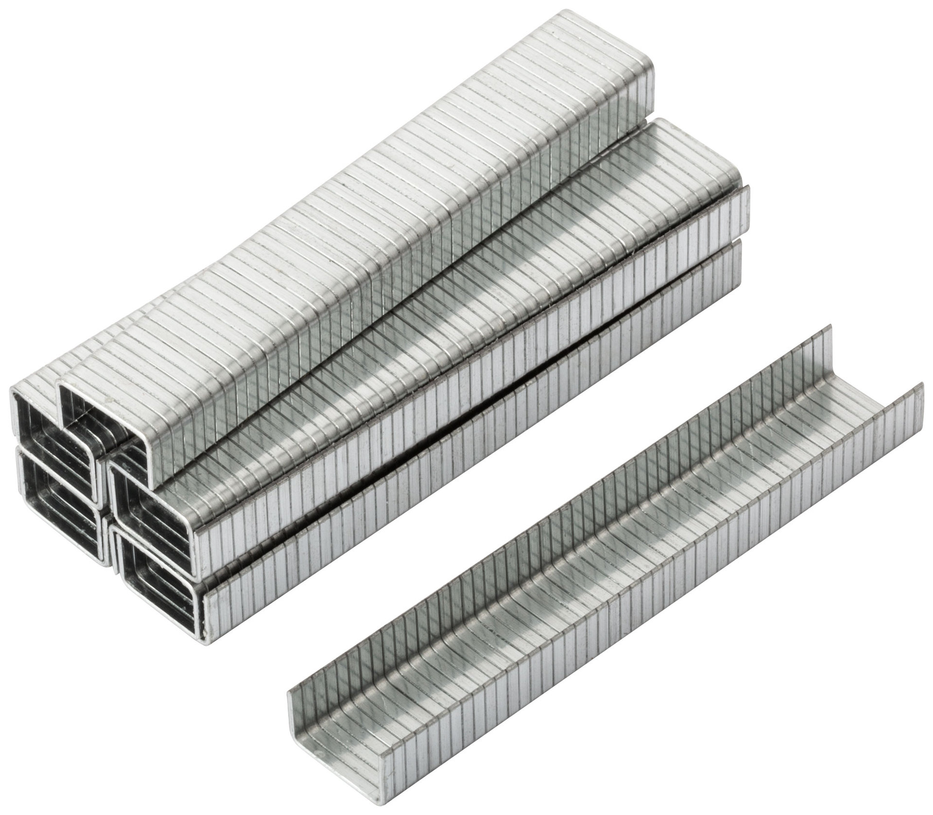 Скобы для степлера закалённые прямоугольные 10,6 мм х 1,2 мм (широкие тип 140) 6 мм, 500 шт. (31206)