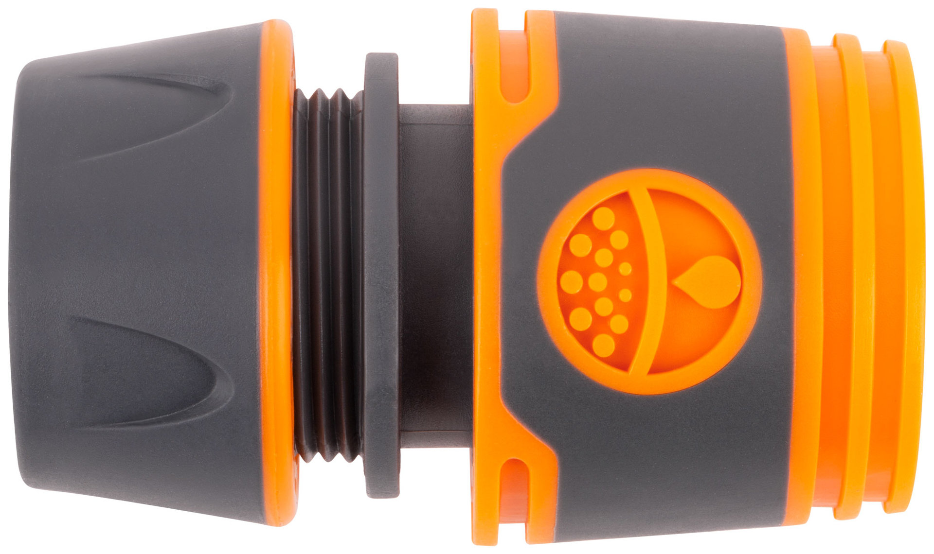 Соединитель двухкомпонентный с автостопом 1/2 (77743)