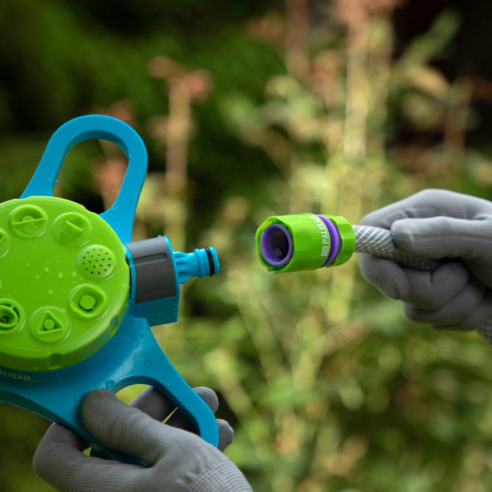 Соединитель пластмассовый, быстросъемный для шланга 1/2 Palisad (66135)