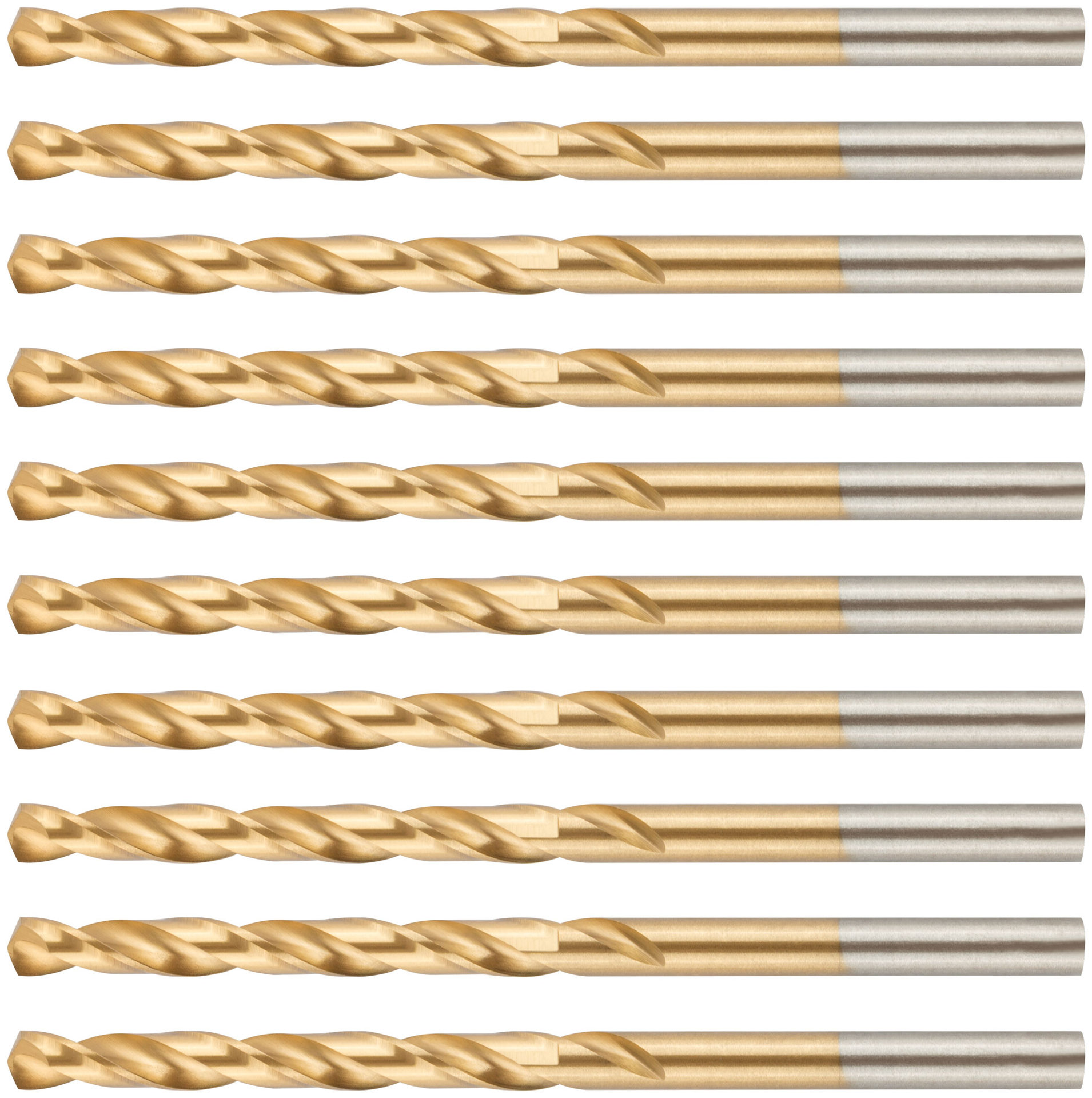 Сверло по металлу Cutop Profi с титановым покрытием, 4,8х86 мм (10 шт) (52-446)