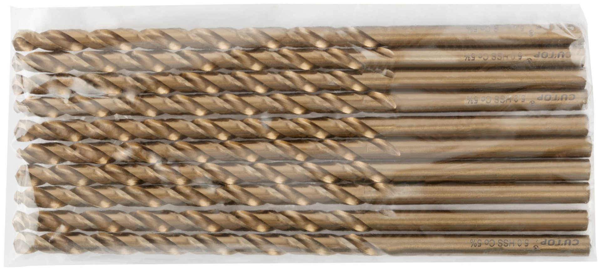 Сверло по металлу удлиненное CUTOP Profi с кобальтом 5%, 5 х 132 мм (10 шт.) (48-5-132)